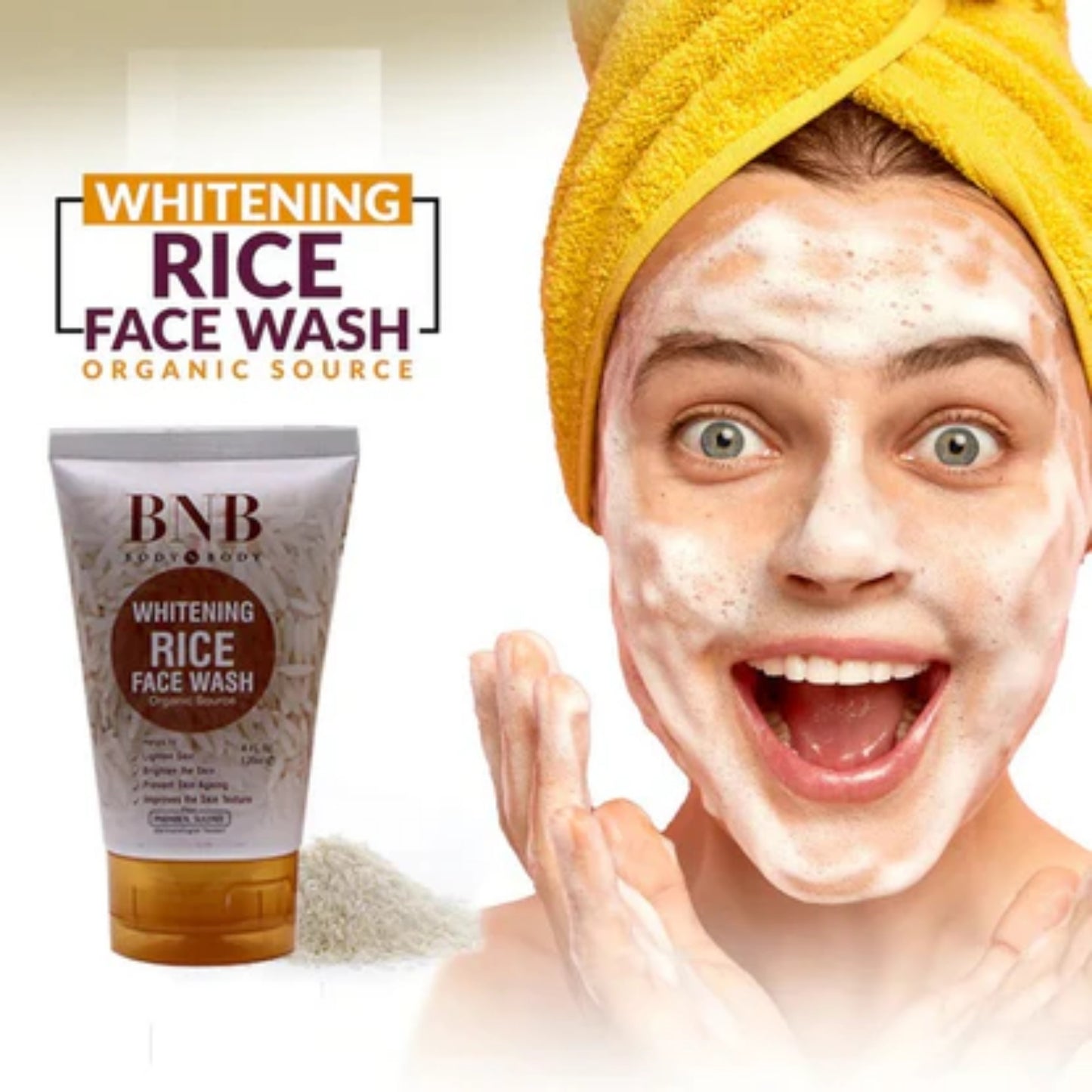 BNB Rice Extract Bright & Glow Facial Kit