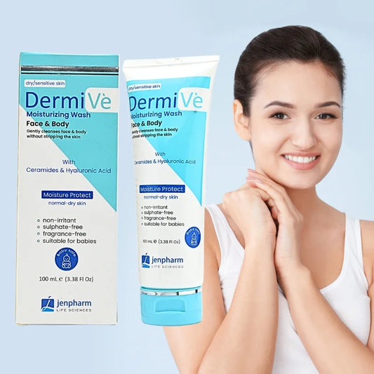 DermiVe Moisturizing Face & Body Wash 100ml – Jenpharm