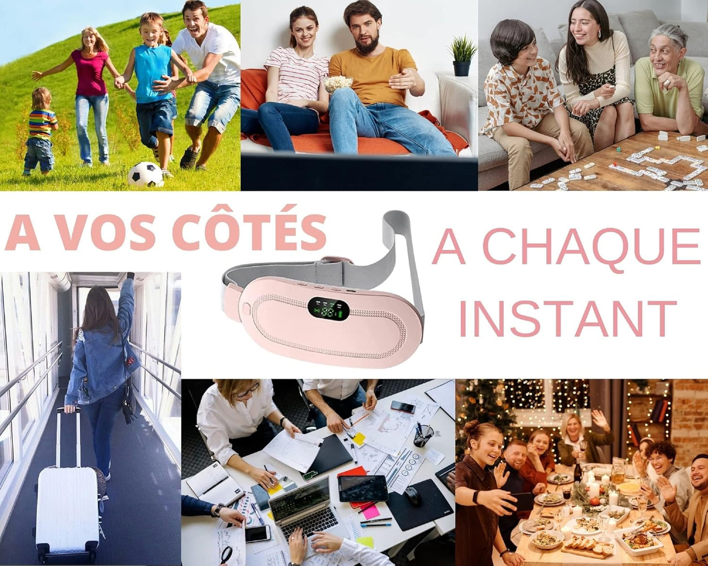 Digital Period Heating Pad & Vibrating Belt