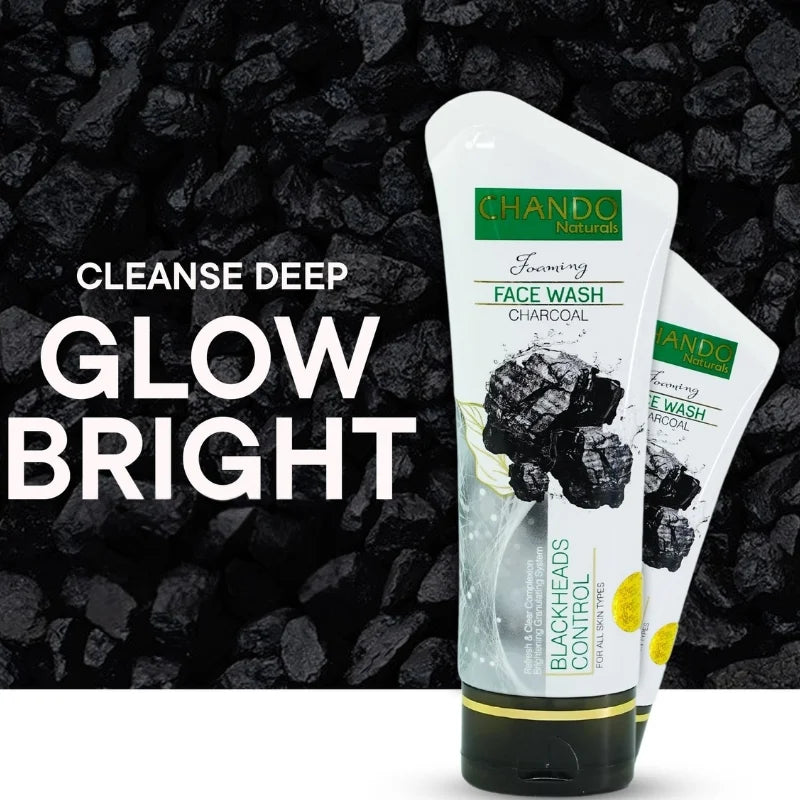 Chando Charcoal Blackheads Control Face Wash 100ml