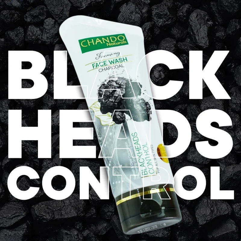 Chando Charcoal Blackheads Control Face Wash 100ml