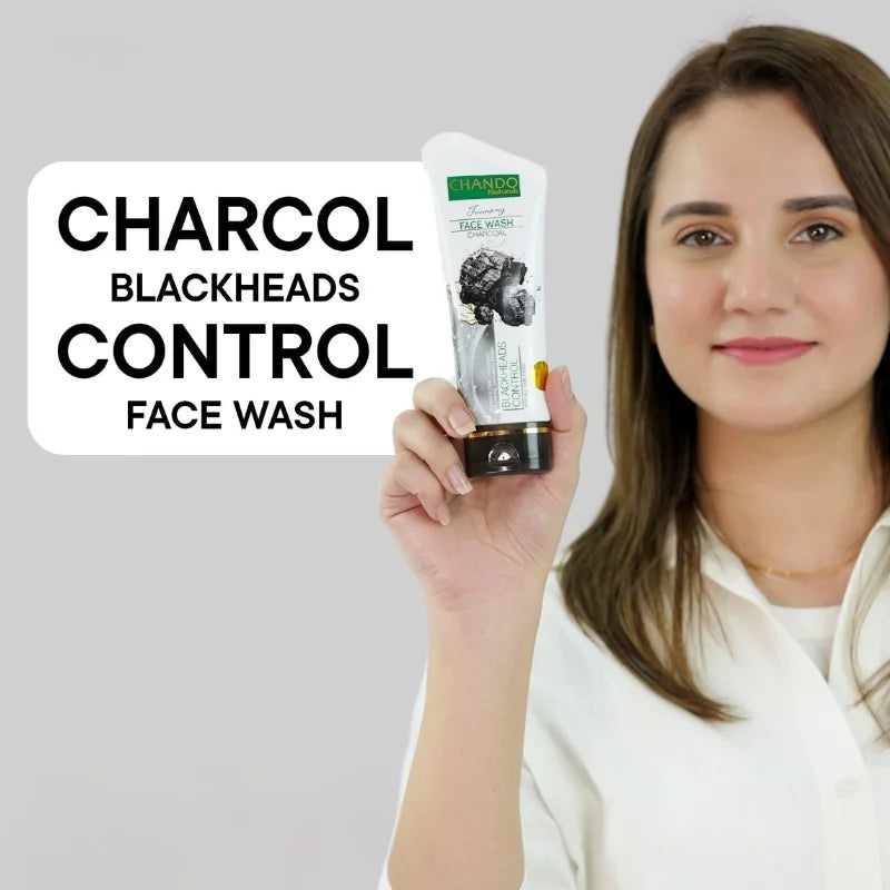 Chando Charcoal Blackheads Control Face Wash 100ml