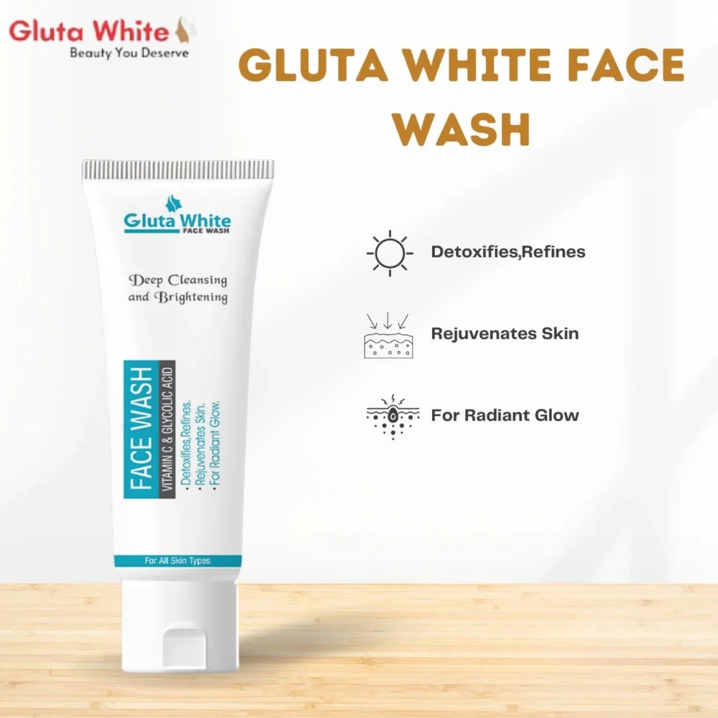 Gluta White Brightening Face Wash