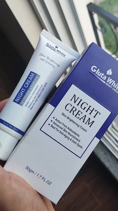 Gluta White Night Cream — Repair & Glow
