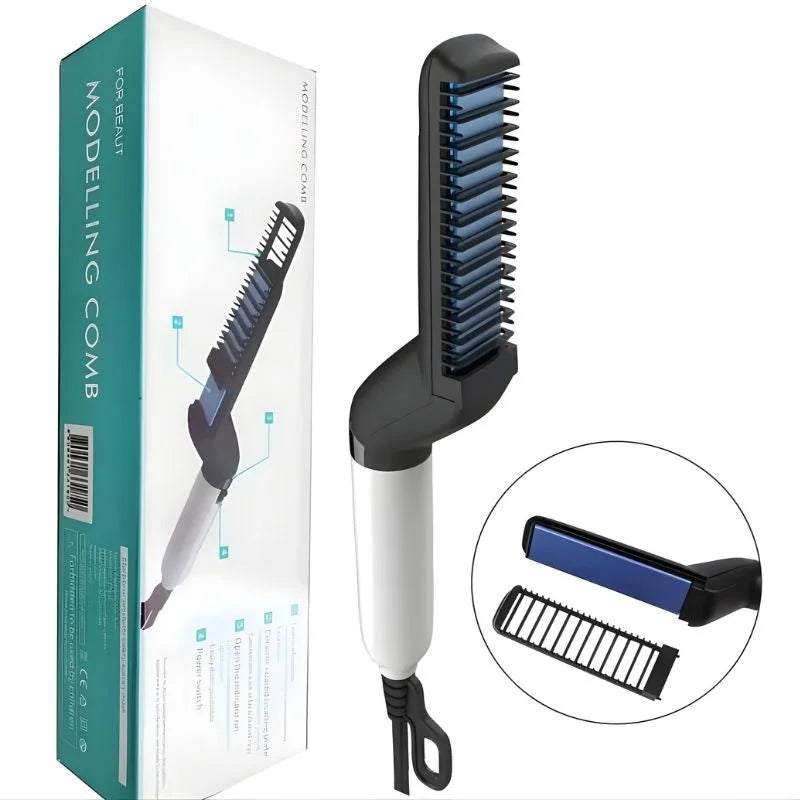 Electric Hair & Beard Straightener Comb for Men