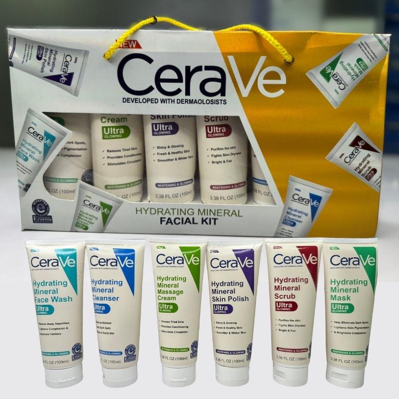 CeraVe Hydrating Mineral Facial Kit – Pack of 6