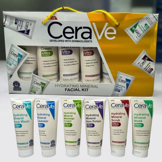 CeraVe Hydrating Mineral Facial Kit – Pack of 6