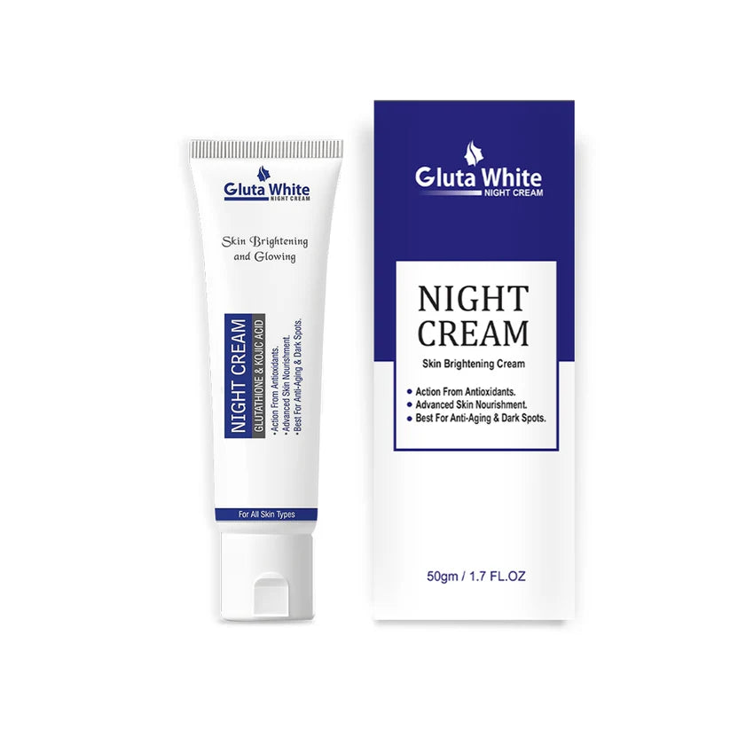 Gluta White Night Cream — Repair & Glow