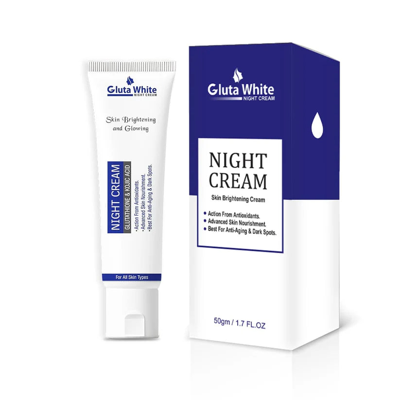 Gluta White Night Cream — Repair & Glow
